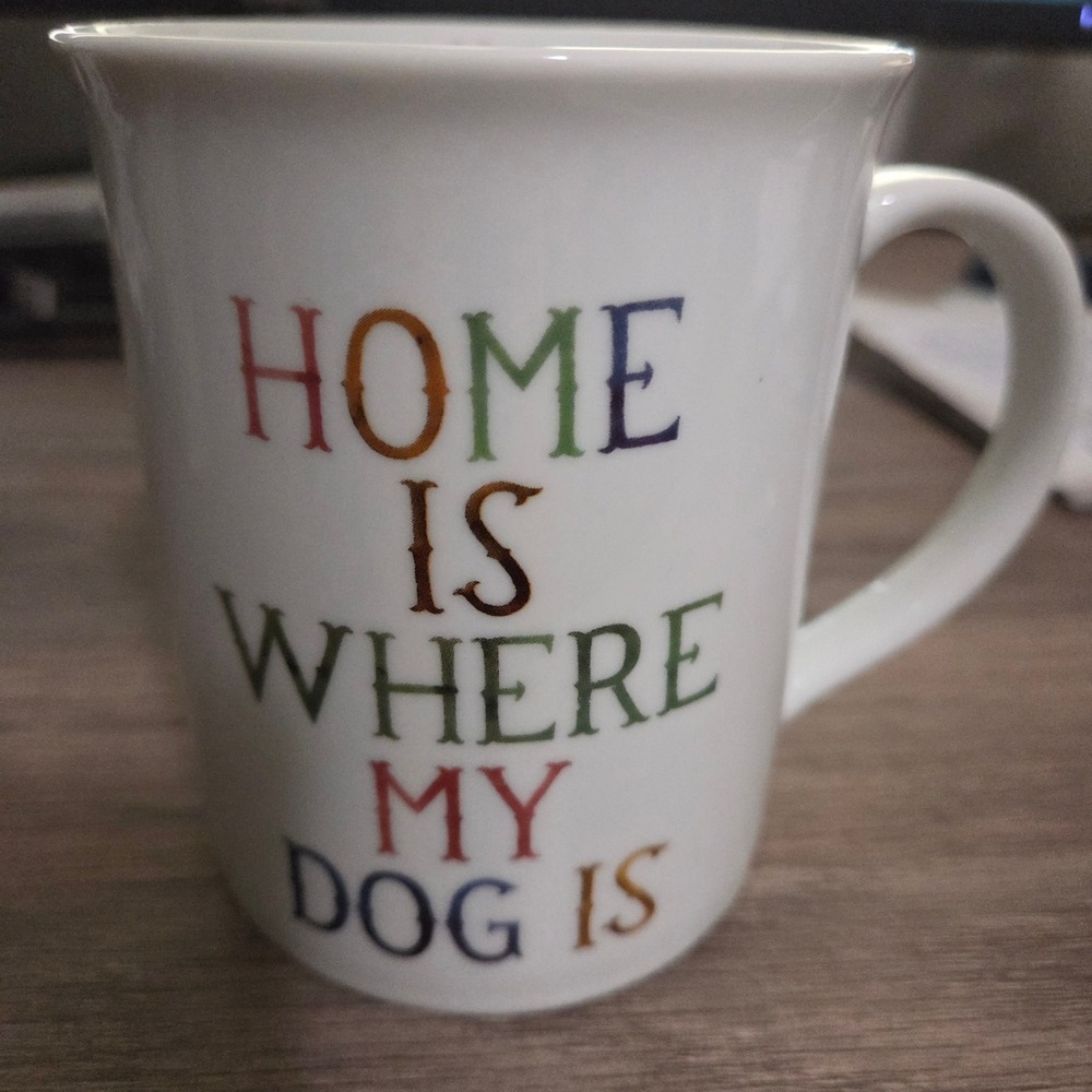 Fringe studio Home Is Where‎ My Dog Is Coffee Mug Novelty